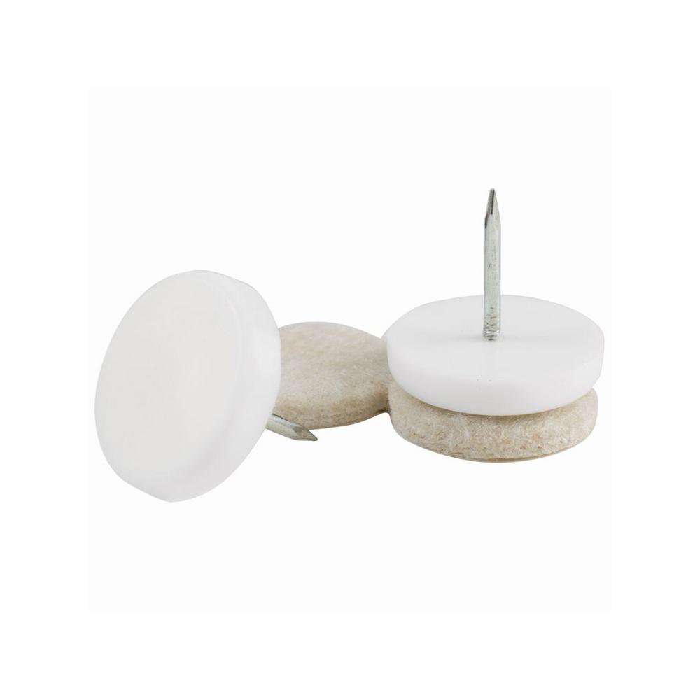 Everbilt 1 In Nail On Furniture Glides With Felt Pads 8 Per Pack 49955 The Home Depot