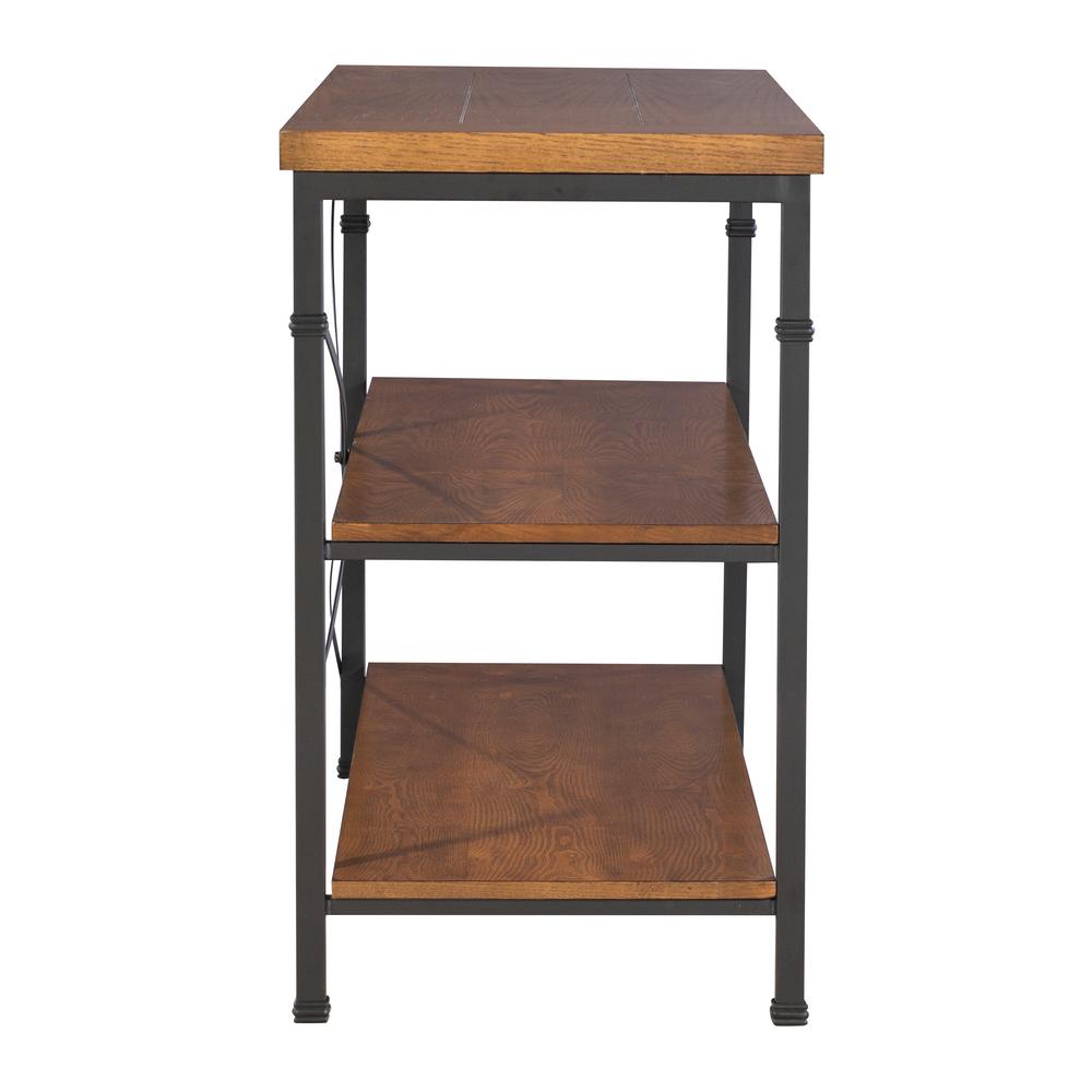 Linon Home Decor Austin 50 In Black And Ash Veneer Particle Board Tv Stand Fits Tvs Up To 40 In With Built In Storage 862253ash01u The Home Depot