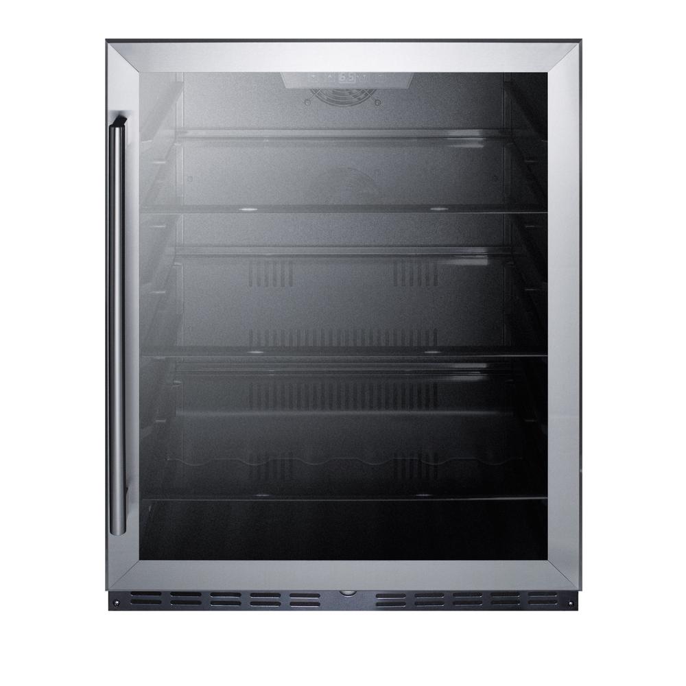 Summit Appliance 23.63 in. 100 (12 oz.) Can Cooler in Black, ADA Compliant