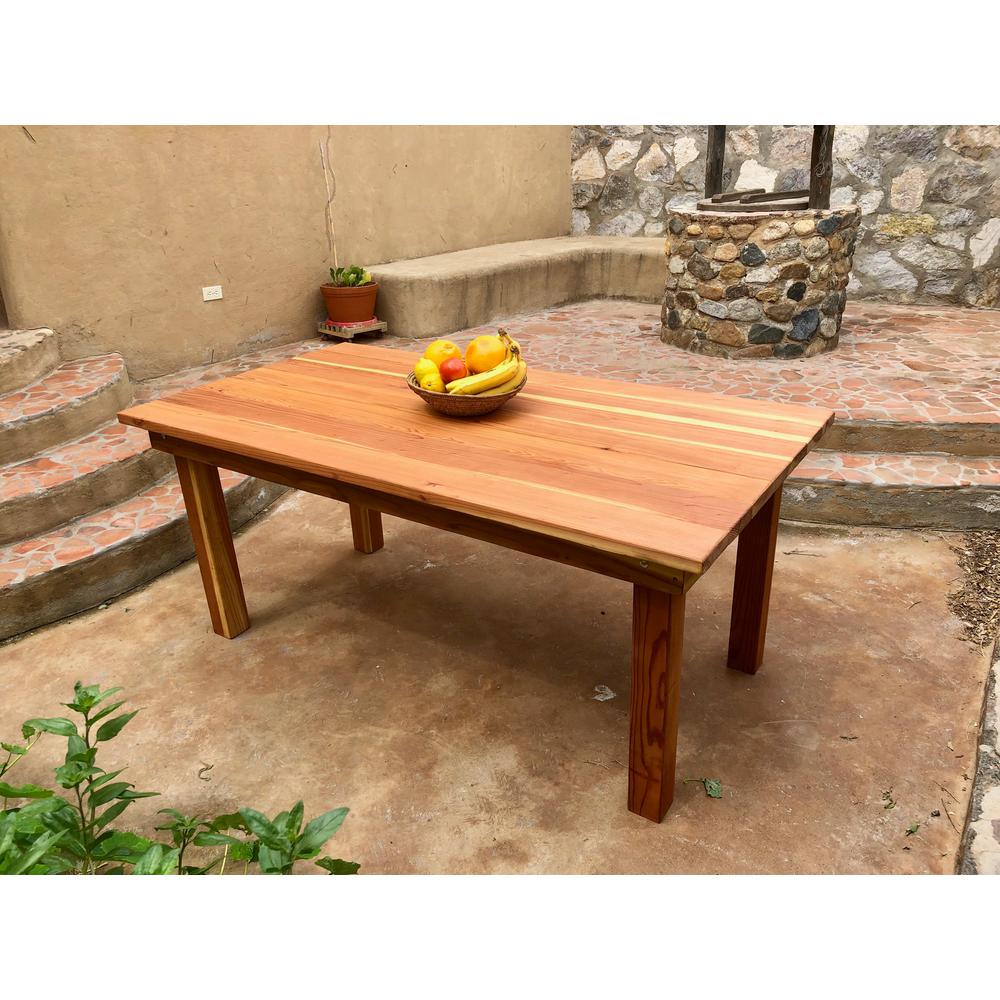 Best Redwood Farmhouse 5 Ft Redwood Outdoor Dining Table Fdt 31h38w60l 1910 The Home Depot