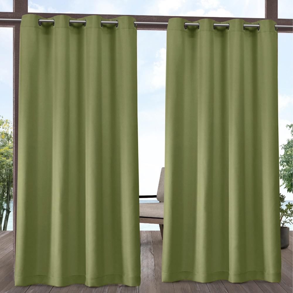 Exclusive Home Curtains Indoor Outdoor Solid 54 in. W x 108 in. L