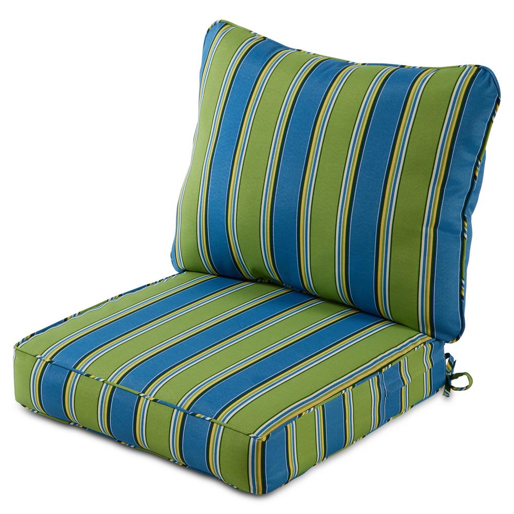 set of 2 Greendale Home Fashions Outdoor Seat/Back Chair Cushion 