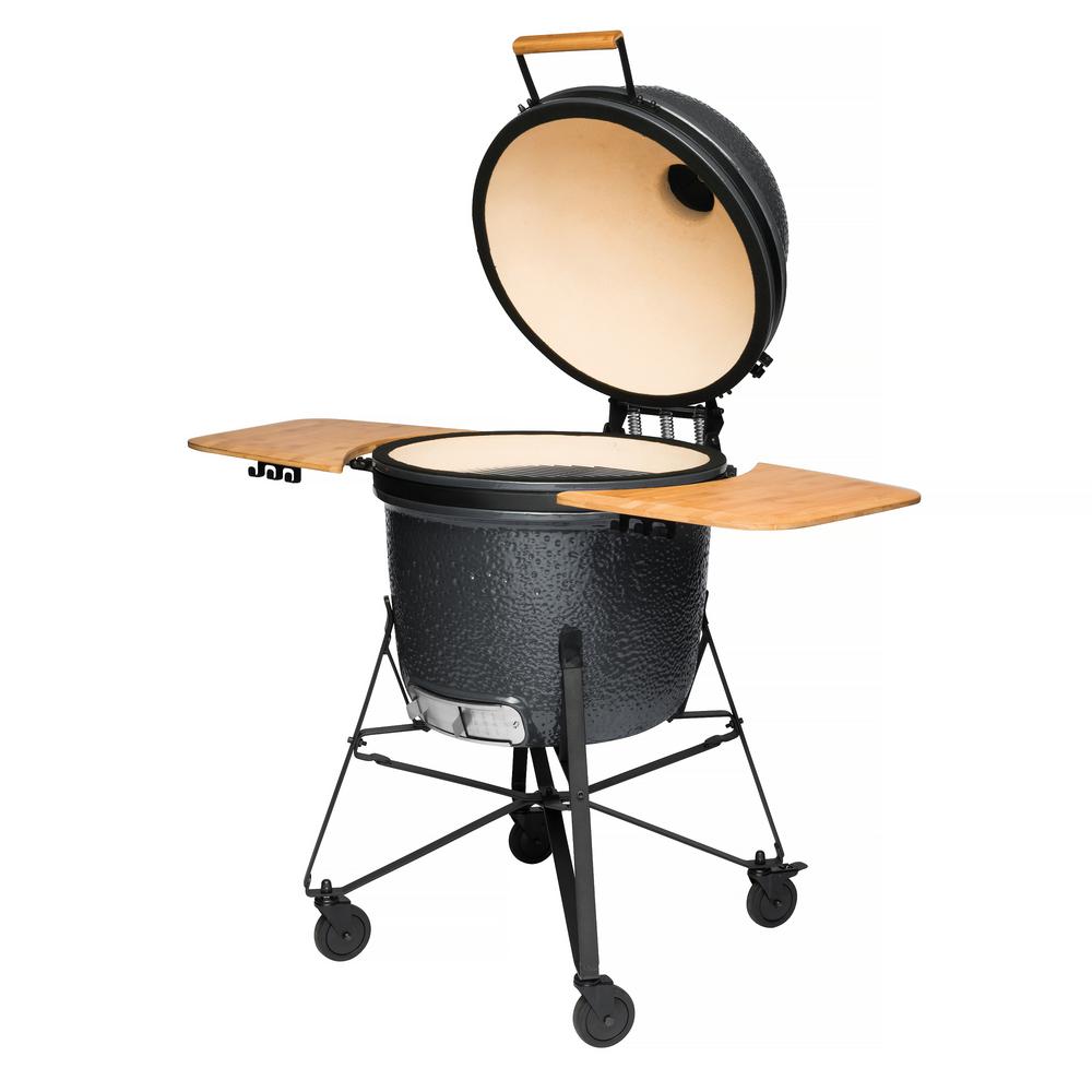 Weber 22 in. Original Kettle Premium Charcoal Grill in Black with Built