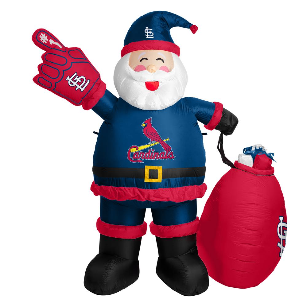 Logo Brands 7 ft. Houston Astros Santa Inflatable-620302 - The Home Depot