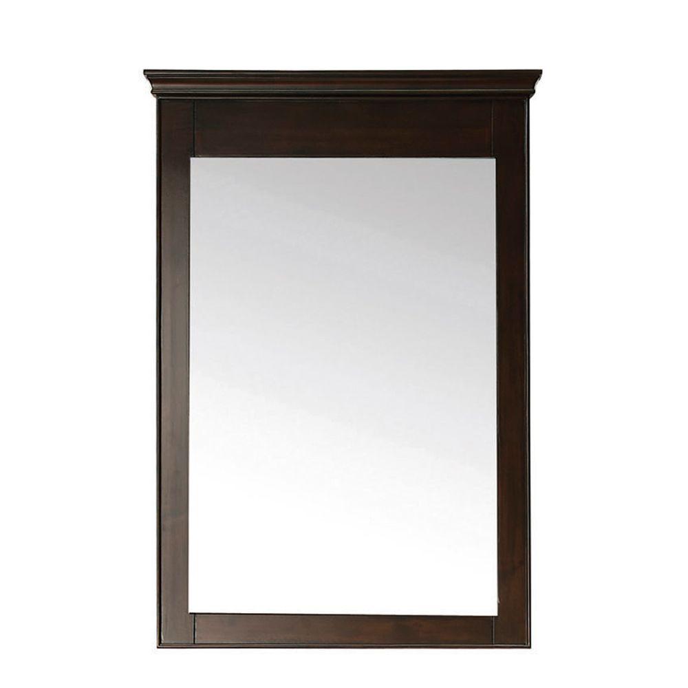 Avanity Windsor 34 in. L x 24 in. W Wall Mirror in WalnutWINDSORM24