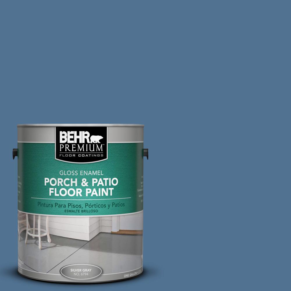 BEHR Premium 1 gal. PPU1418 Laguna Blue Gloss Interior/Exterior Porch