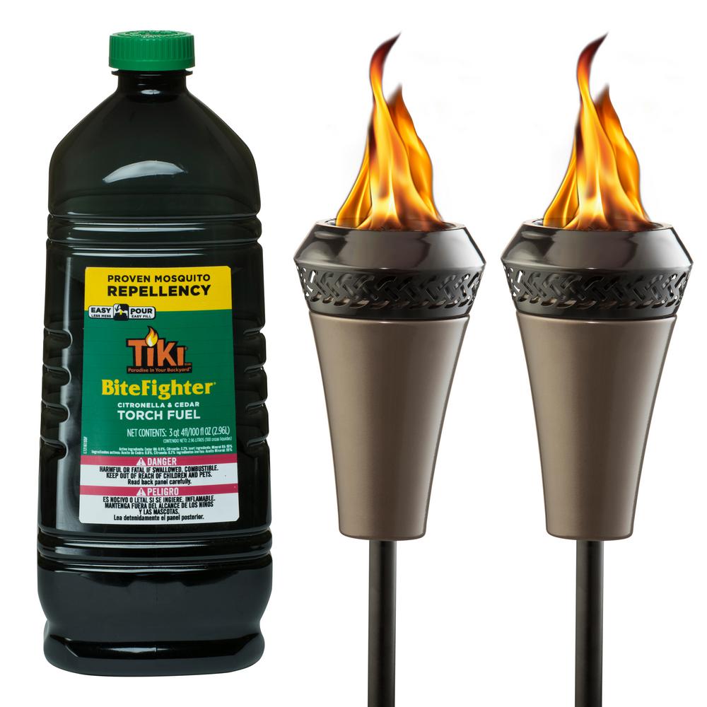 TIKI 66 in. Island King Large Flame Torch (2Pack) with 100 oz