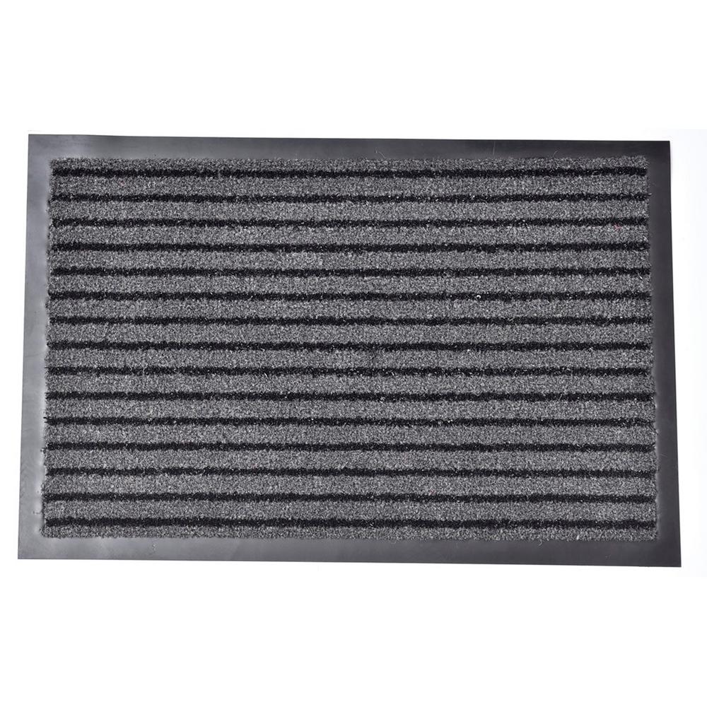 Evideco Outdoor Front Door Mat Mado Polypropylene Rug 16 In X 24 Evideco Outdoor Front Door Mat Mado Polypropylene Rug 16 In X 24 Grey