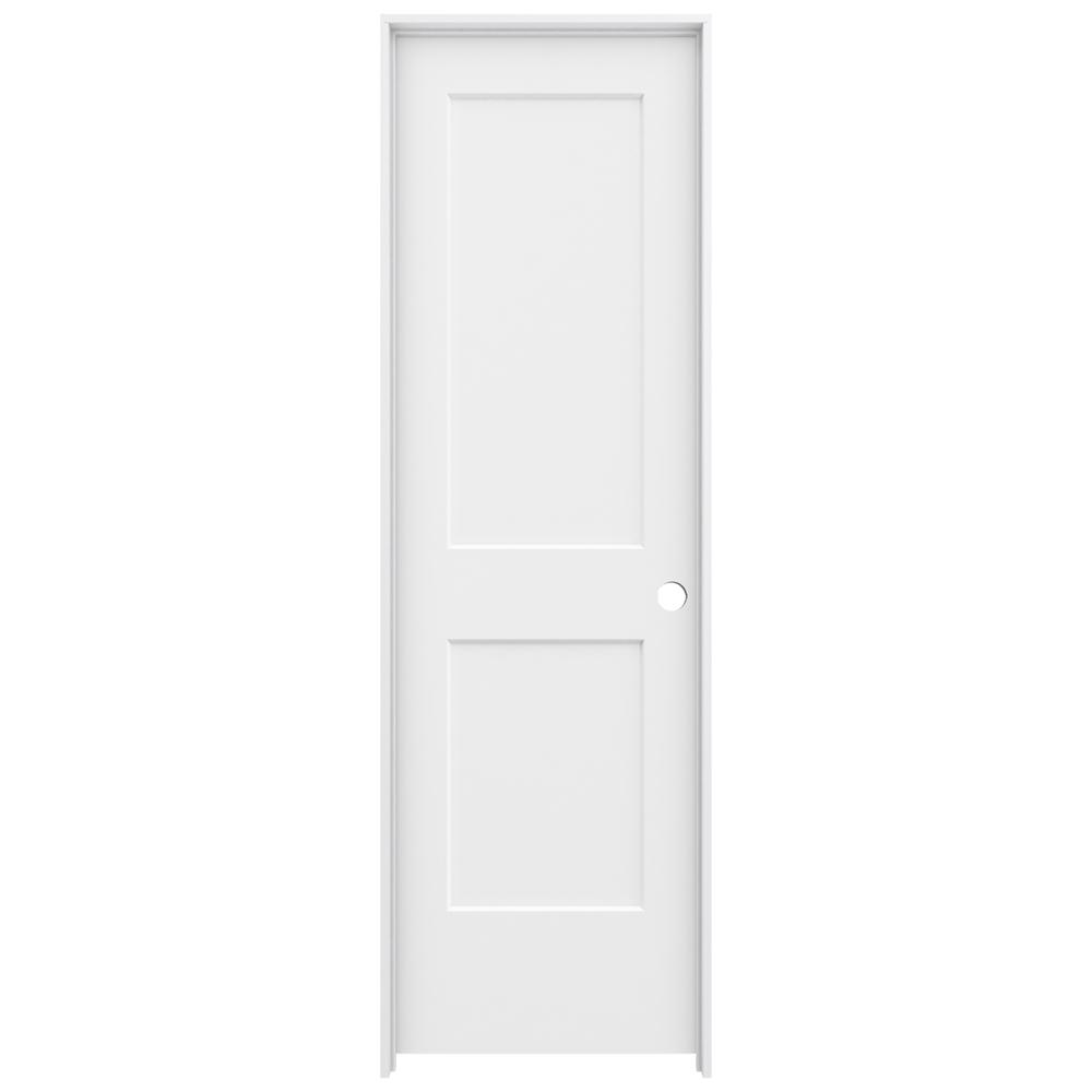 JELDWEN 24 in. x 80 in. Monroe Primed LeftHand Smooth Solid Core
