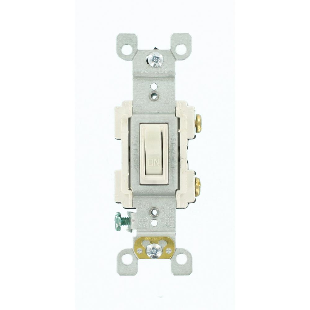 Leviton 15 Amp Preferred Switch White R62 Rs115 02w The Home Depot