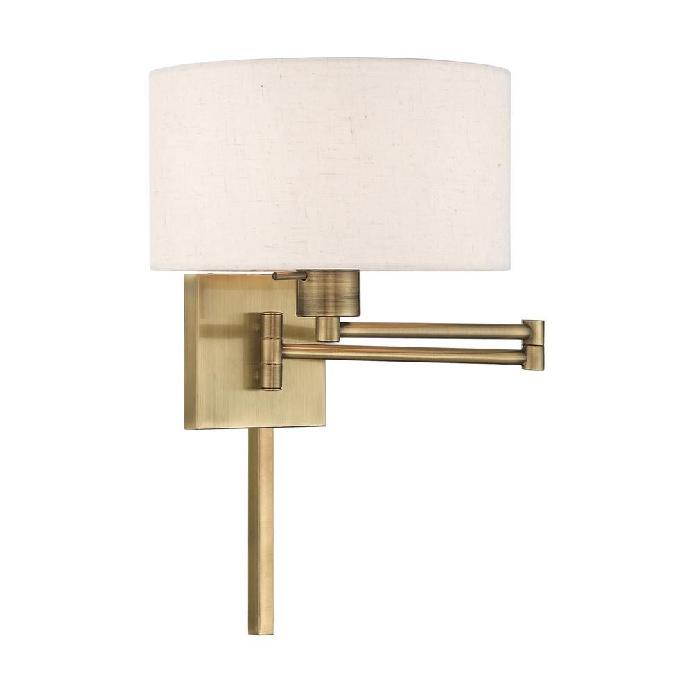 Livex Lighting Swing Arm Wall Lamps 1 Light Antique Brass Lamp 40037 01 The Home Depot - Swing Arm Wall Lamps Home Depot Livex Lighting Swing Arm Wall Lamps 1 Light Antique Brass Lamp 40037 01 The Home Depot - Swing Arm Wall Lamps Home Depot