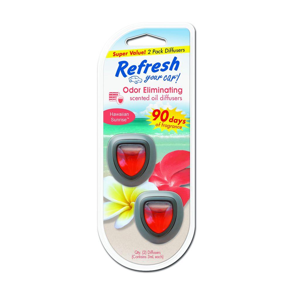 Refresh Your Car Hawaiian Mini Diffuser (2Pack)09136