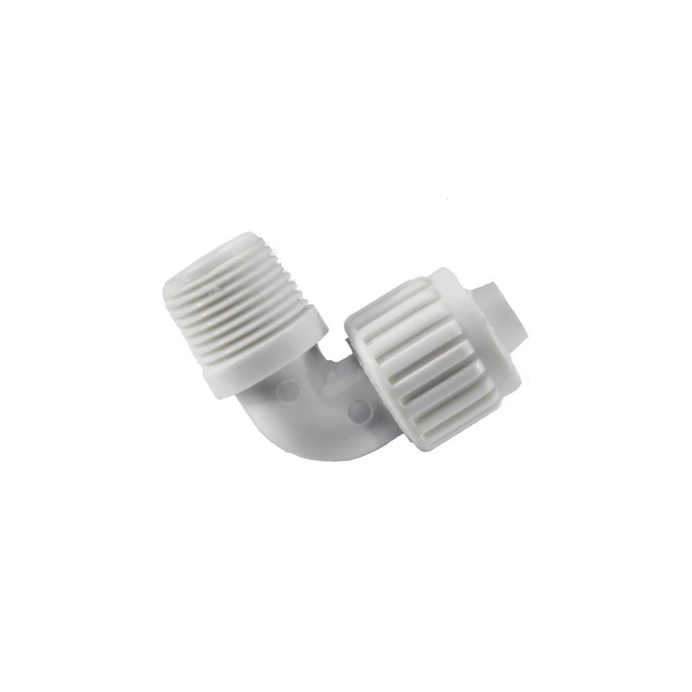 UPC 742979168120 product image for FLAIR-IT 1/2 in. Plastic PEX Compression x 3/4 in. Male Pipe Thread 90-Degree El | upcitemdb.com