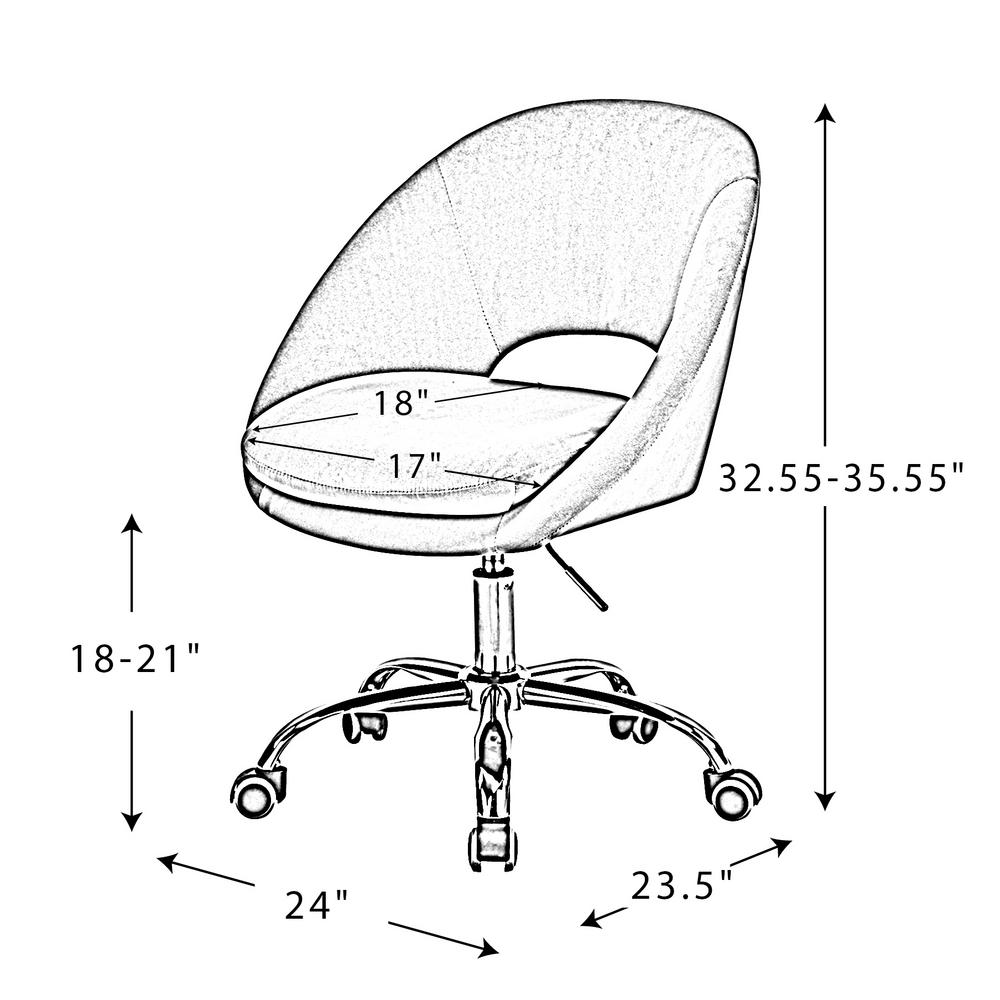 Jayden Creation Savas Fuchsia Swivel Task Chair Chm6075o Fuchsia The Home Depot