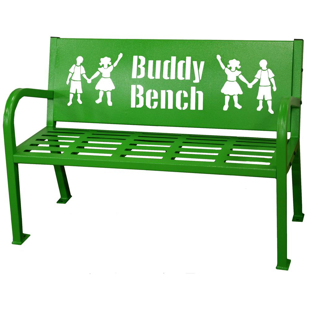 Green Park Benches Furnishings The Home Depot Green Buddy Bench
