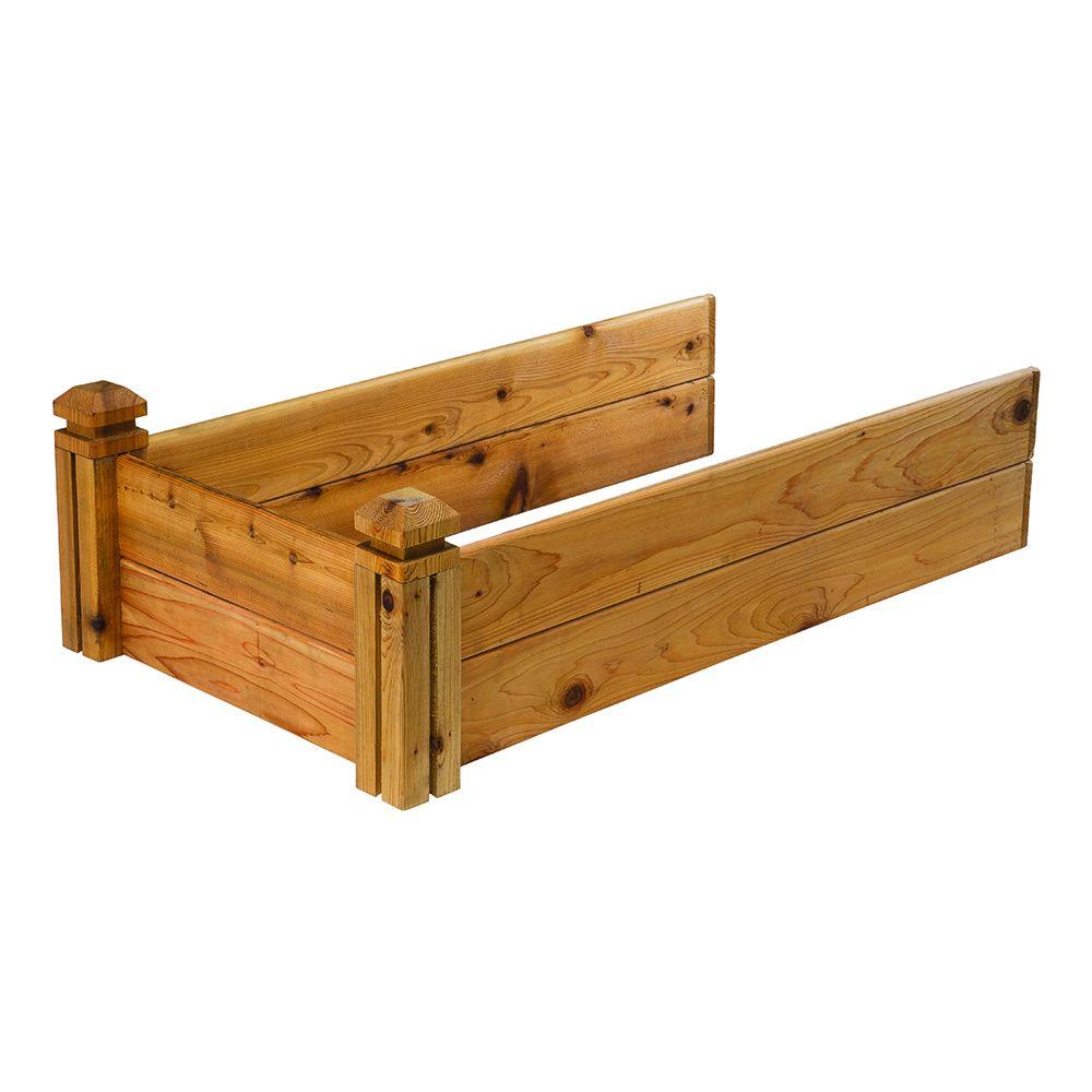 Cedar Raised Garden Beds Garden Center The Home Depot