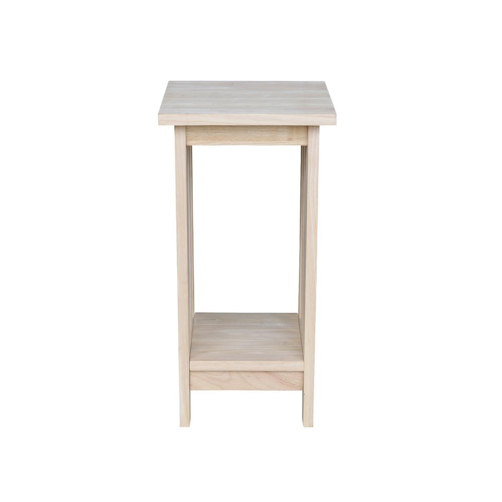 Indoor Plant Stands Accent Tables The Home Depot Mission Unfinished Indoor Plant Stand