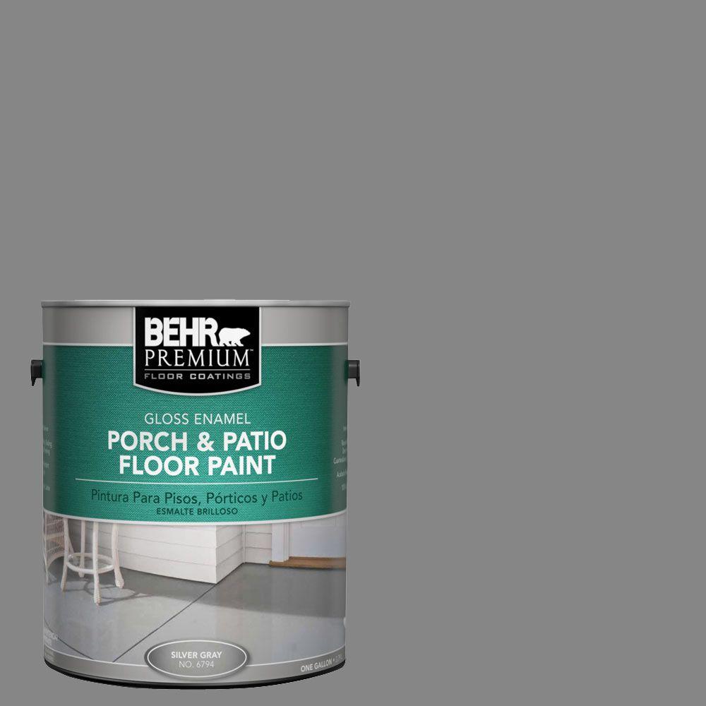 Concrete Porch Patio Paint Exterior The Home Depot Pfc 63 Slate Gray Gloss Interior Exterior Porch And Patio