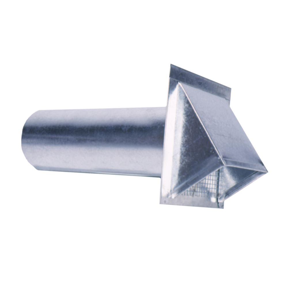 Everbilt 4 in. x 6 ft. Semi-Rigid Aluminum Duct with Collars ...