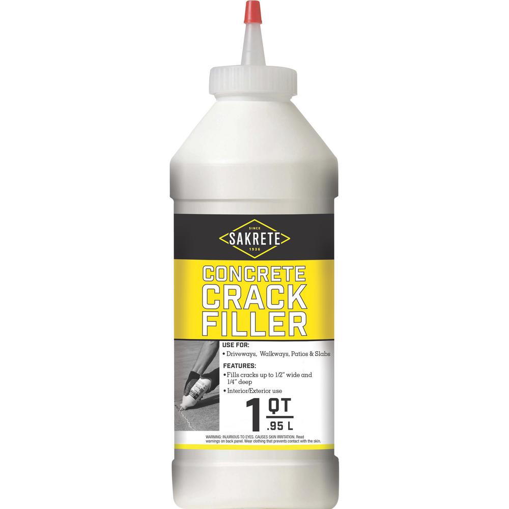 SAKRETE 1 Qt. Concrete Crack Filler60205006 The Home Depot