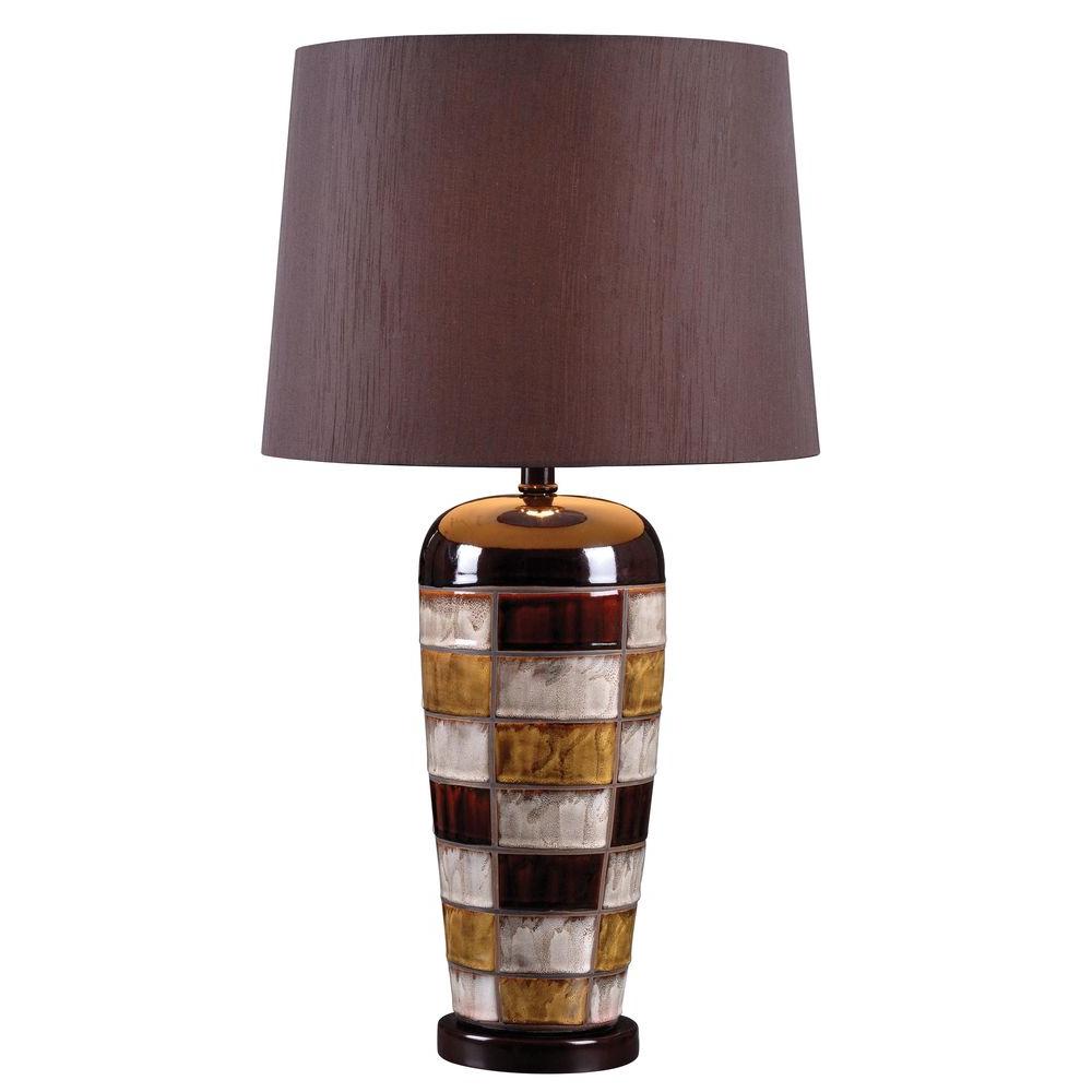 Torino 30 In Ceramic Multicolored Squares Table Lamp 32273cer The Ceramic Multicolored Squares Table Lamp