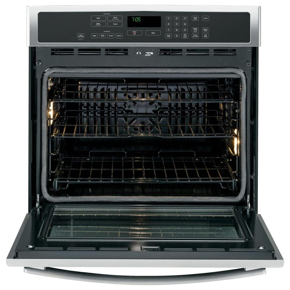 Ge Profile 30 In Single Electric Wall Oven Self Cleaning With Steam 10