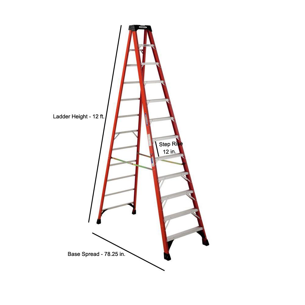Werner 55 2 Attic Ladder Spreader Hinge Arms Mfg After 2010 Pair 51751107999 Ebay