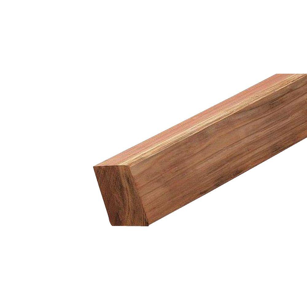 8 in. x 8 in. x 12 ft. Rough Cedar Timber-00034 - The Home Depot