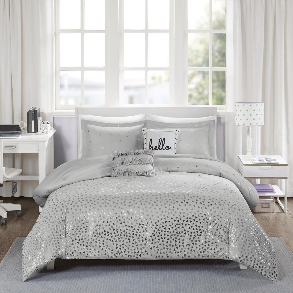 silver bedding