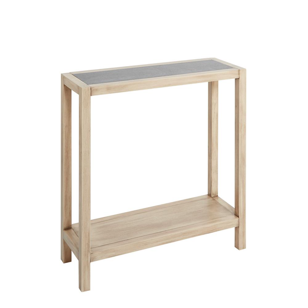 Silverwood Furniture Reimagined Mallory Natural And Metal Gray Silverwood Furniture Reimagined Mallory Natural And Metal Gray Wood Console Table