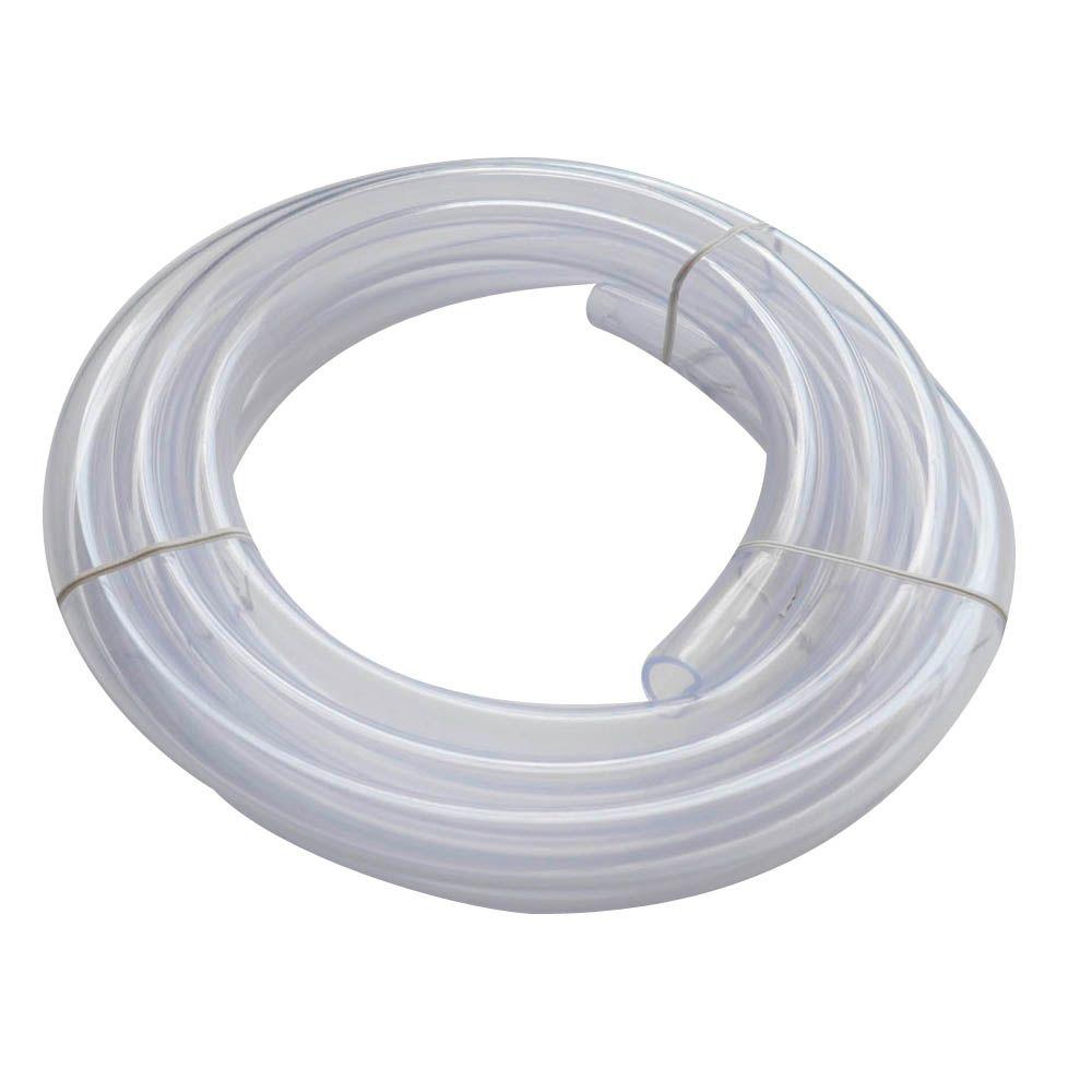 Everbilt 5/8 in. O.D. x 1/2 in. I.D. x 10 ft. PVC Clear Vinyl Tubing