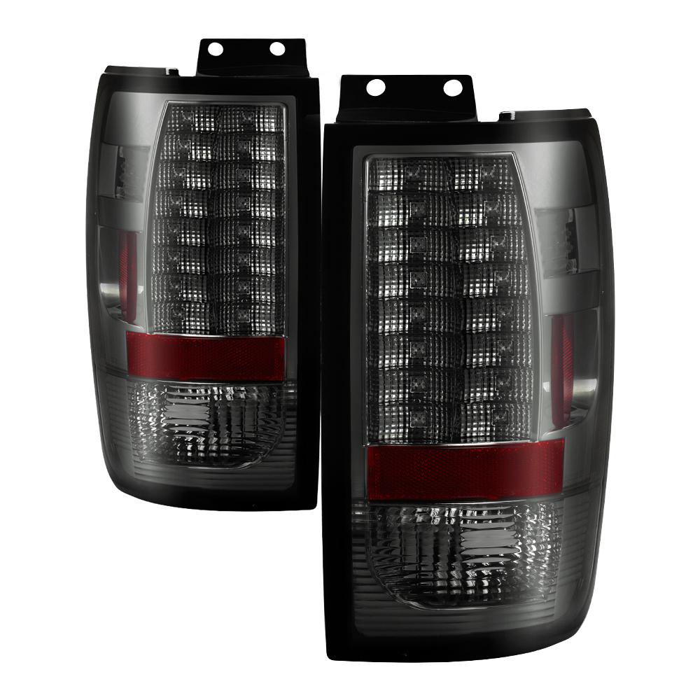Spyder Auto Ford Expedition 97 02 Version 2 Led Tail Lights Smoke Ford Expedition 97 02 Version 2 Led Tail Lights Smoke