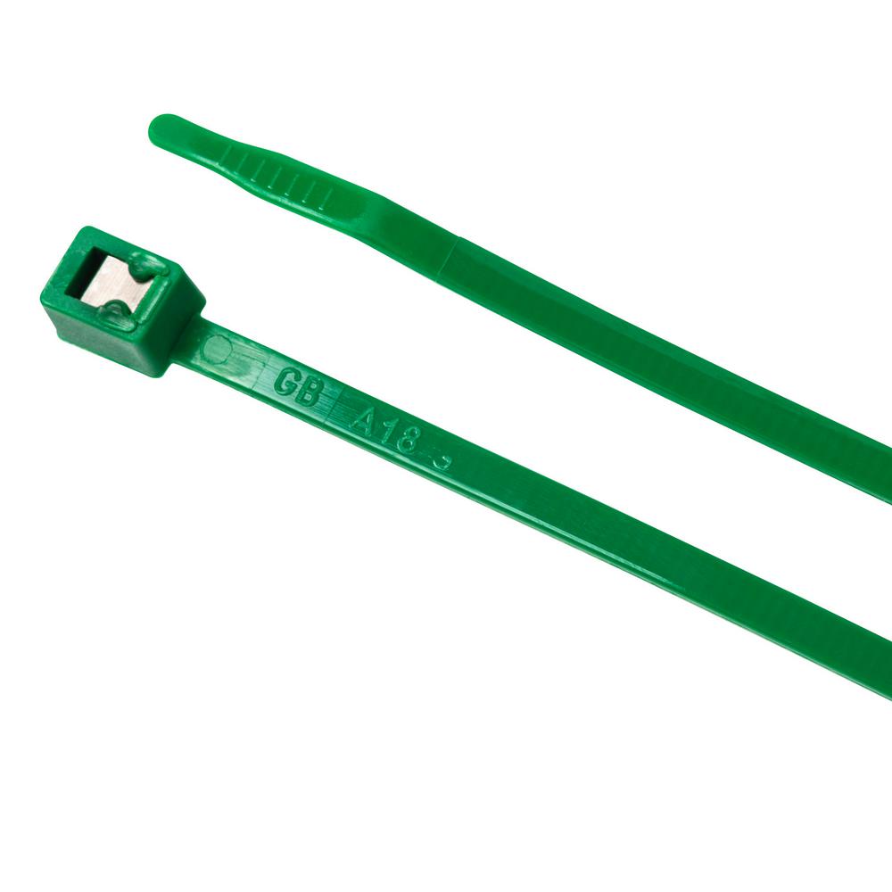 green cable ties