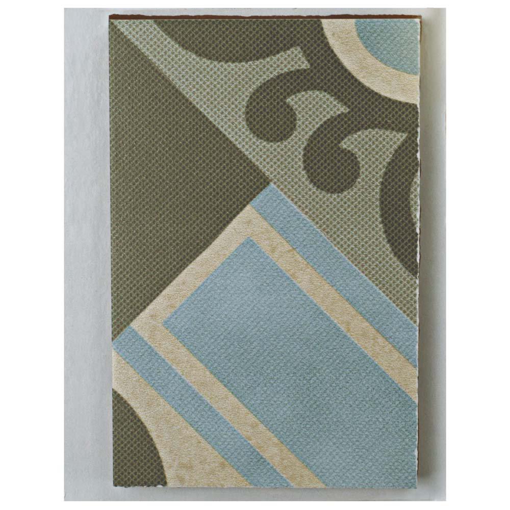 Merola Tile Evasion Azul Encaustic Ceramic Floor And Wall 3 Merola Tile Evasion Azul Encaustic Ceramic Floor And Wall 3 In X 4