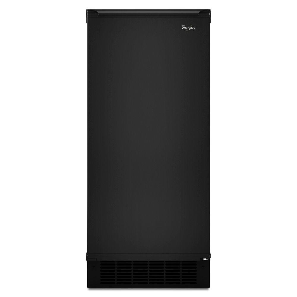 Whirlpool 15 in. 50 lb. Freestanding or BuiltIn Ice Maker in BlackGI15NDXZB The Home Depot