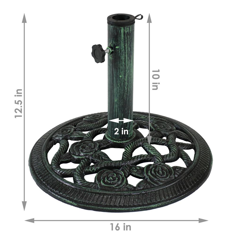 cast iron patio umbrella base