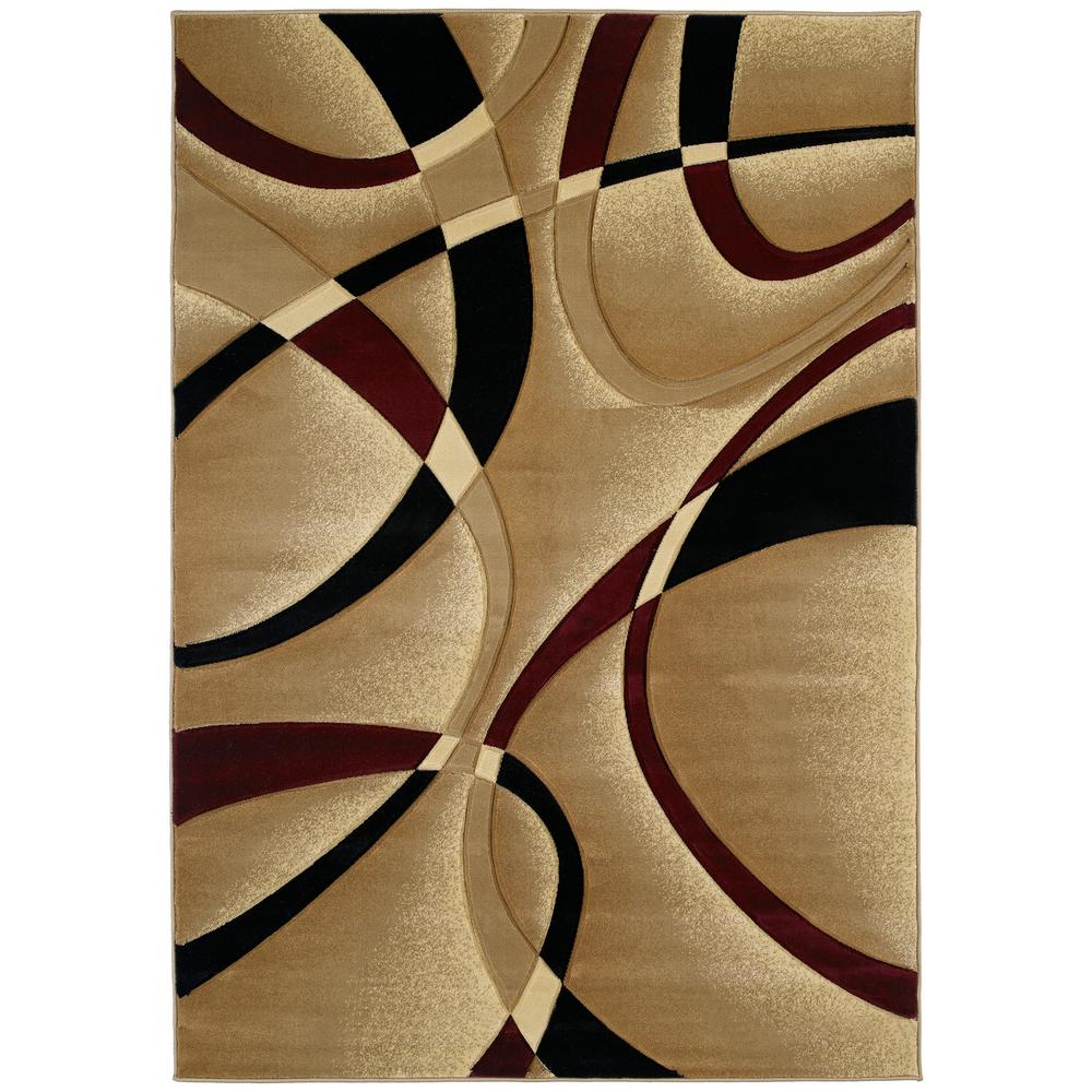 United Weavers United Weavers Contours La Chic Burgundy Accent Rug 1'10
