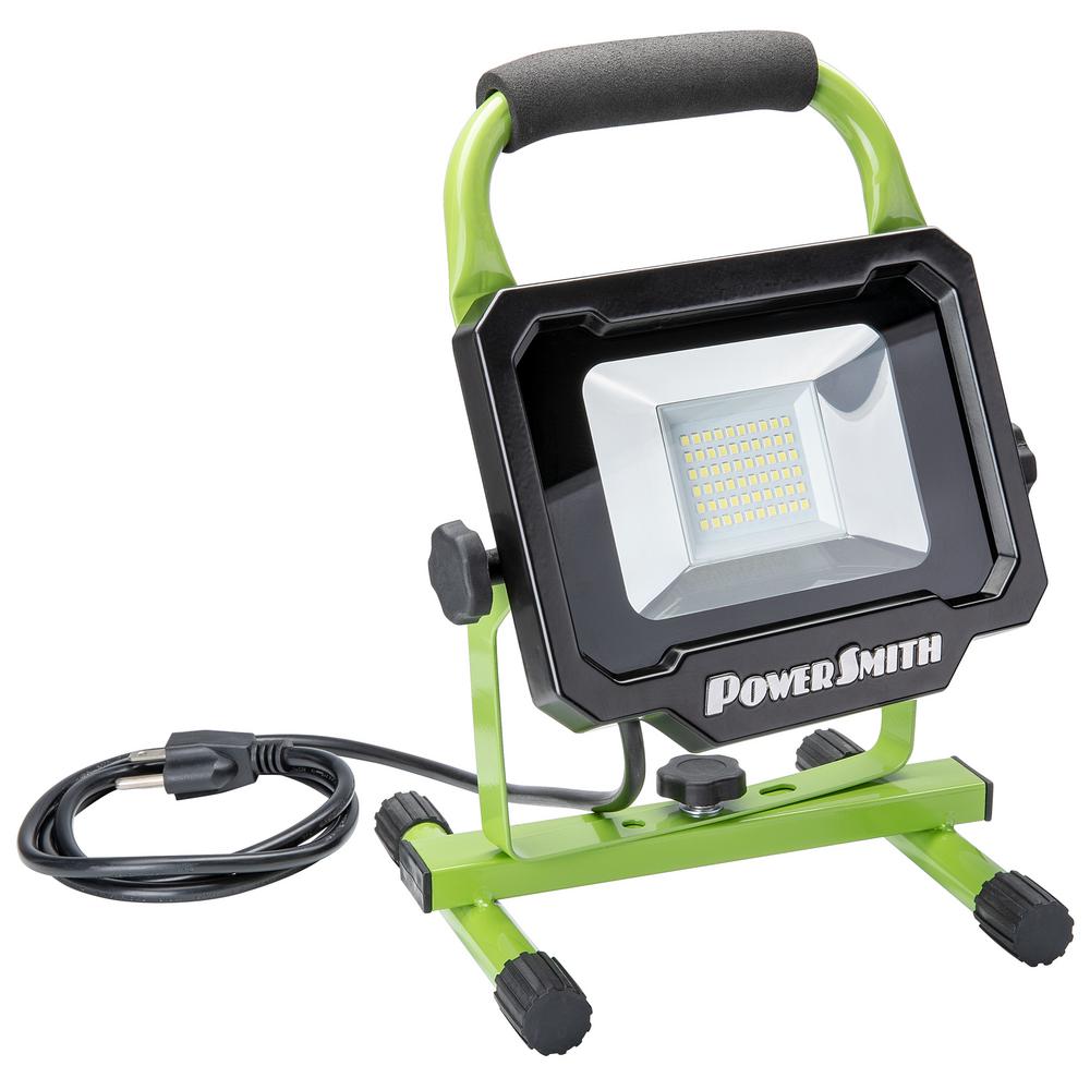 PowerSmith 3,000 Lumen LED Work Light-PWL130S - The Home Depot