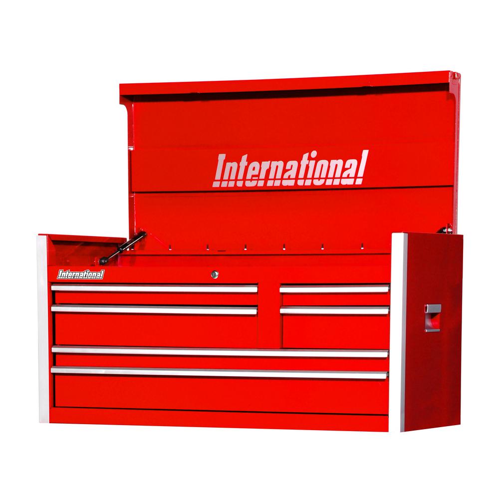 Milwaukee 46 in. 8Drawer Steel Storage Chest, Red and Black48228510