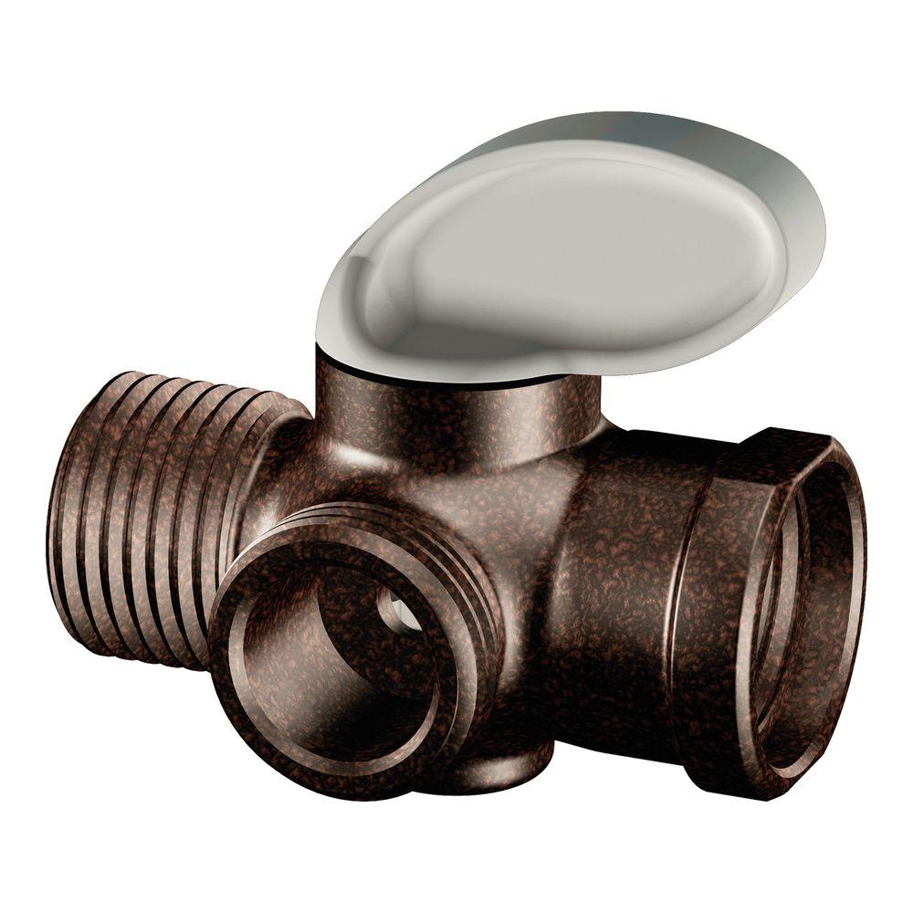 MOEN Shower Arm Diverter in Oil-Rubbed Bronze-A720ORB ...