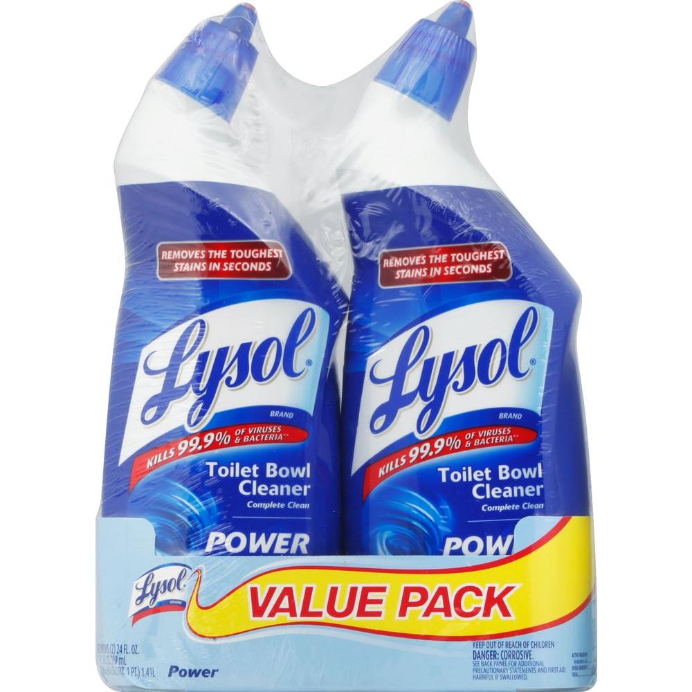Lysol 24 oz. Power Toilet Bowl Cleaner (2-Pack)-1920079174 - The Home Depot