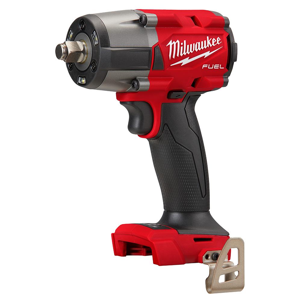 Milwaukee M18 Fuel 18 Volt Lithium Ion Brushless Cordless 3 8 In Compact Impact Wrench With Friction Ring Tool Only 2754 20 The Home Depot
