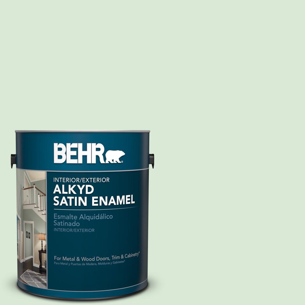 BEHR 1 gal. M4002 Glass Tile Satin Enamel Alkyd Interior/Exterior