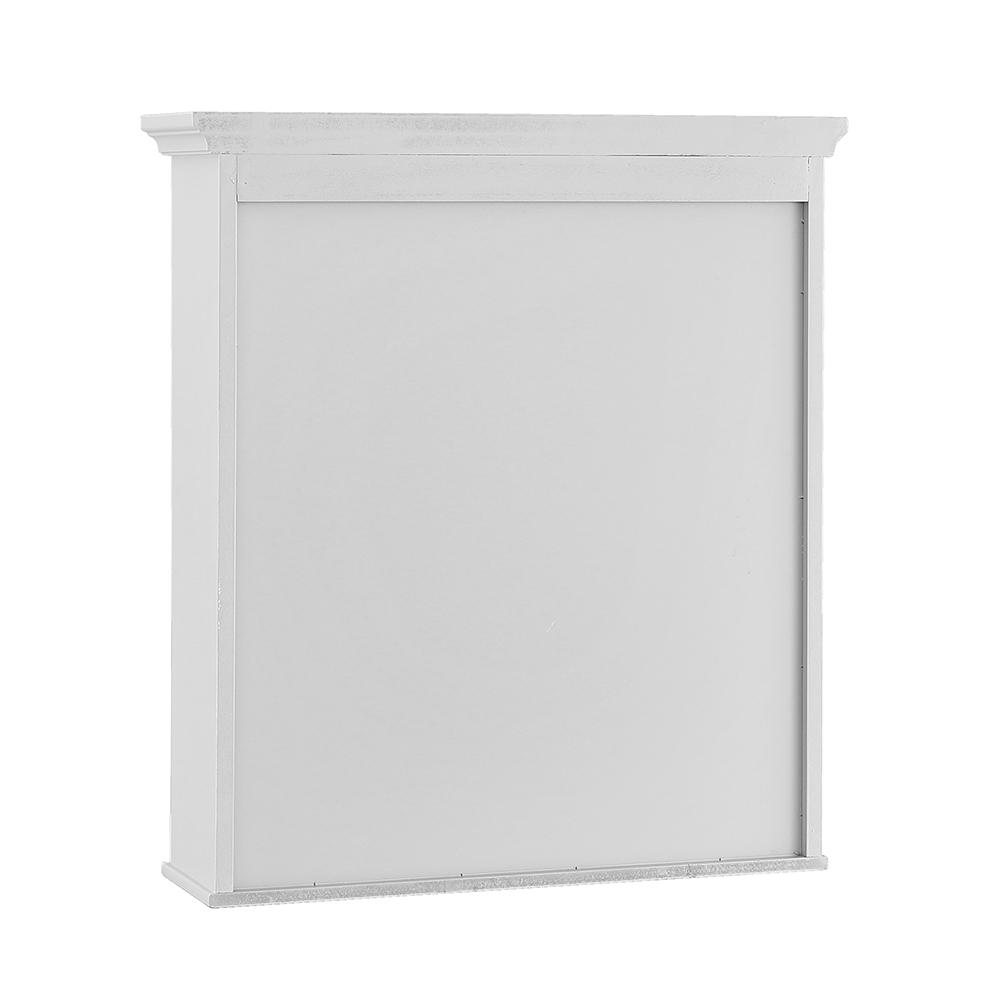 Home Decorators Collection Ashburn 23 1 2 In W X 27 In H X 8 In D Bathroom Storage Wall Cabinet In White Asww2327 The Home Depot