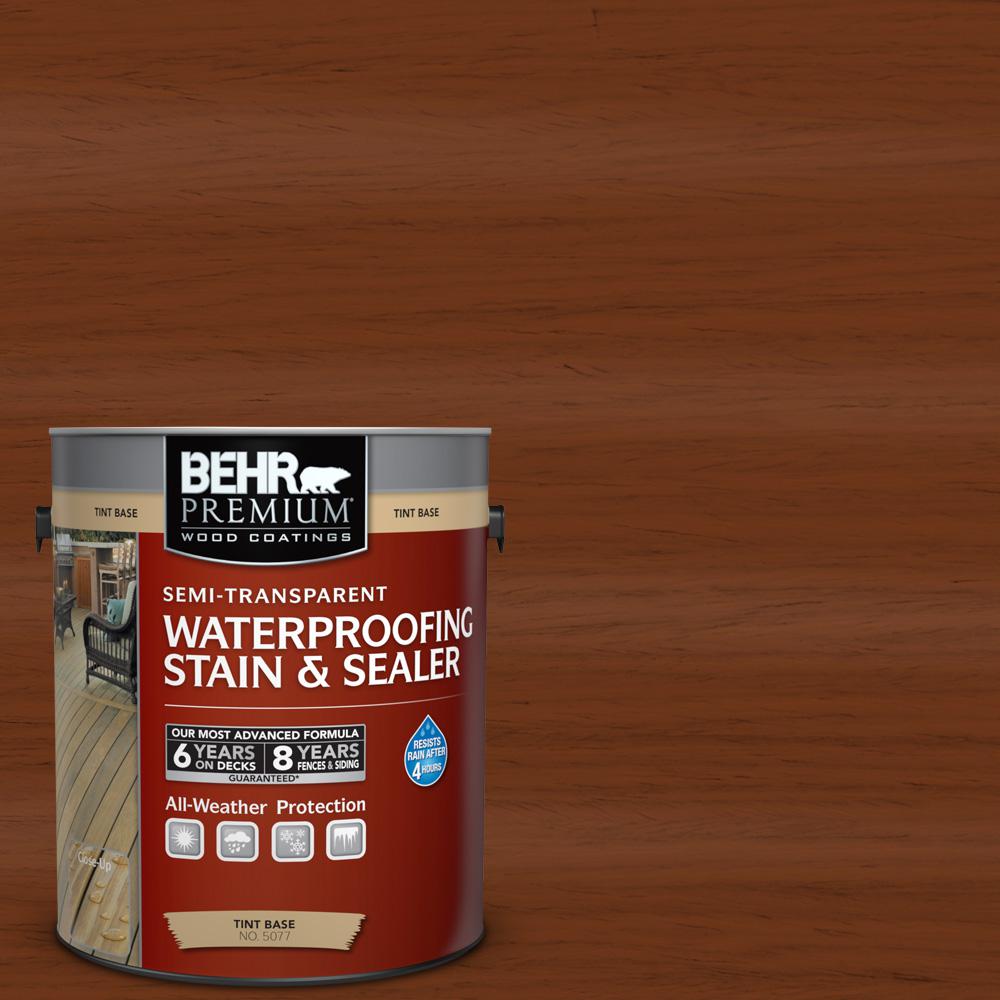 BEHR Premium 1 Gal ST 130 California Rustic Semi Transparent   California Rustic Behr Premium Wood Deck Stain 507701 64 1000 