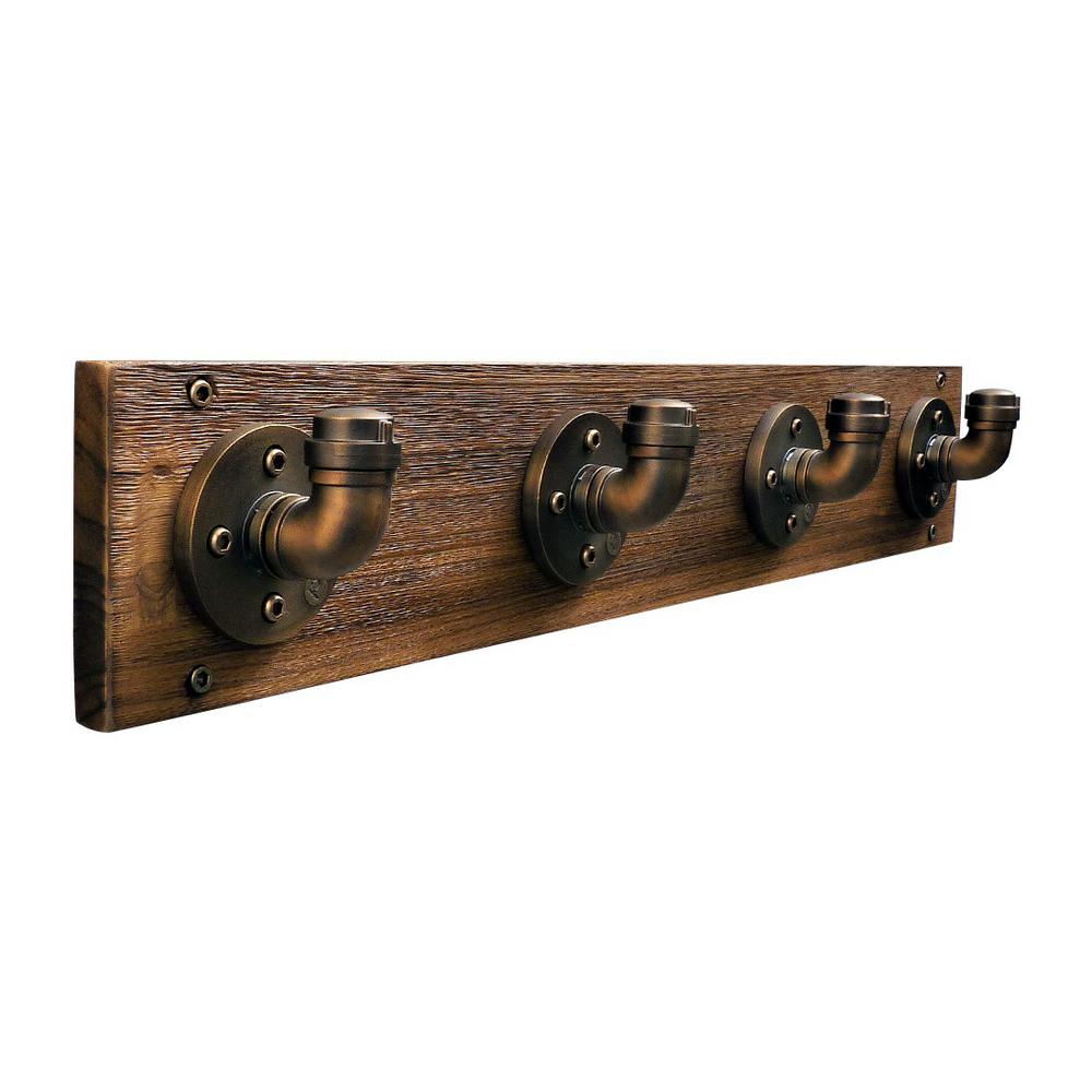Furniture Pipeline San Antonio Farmhouse Industrial Brown Wall