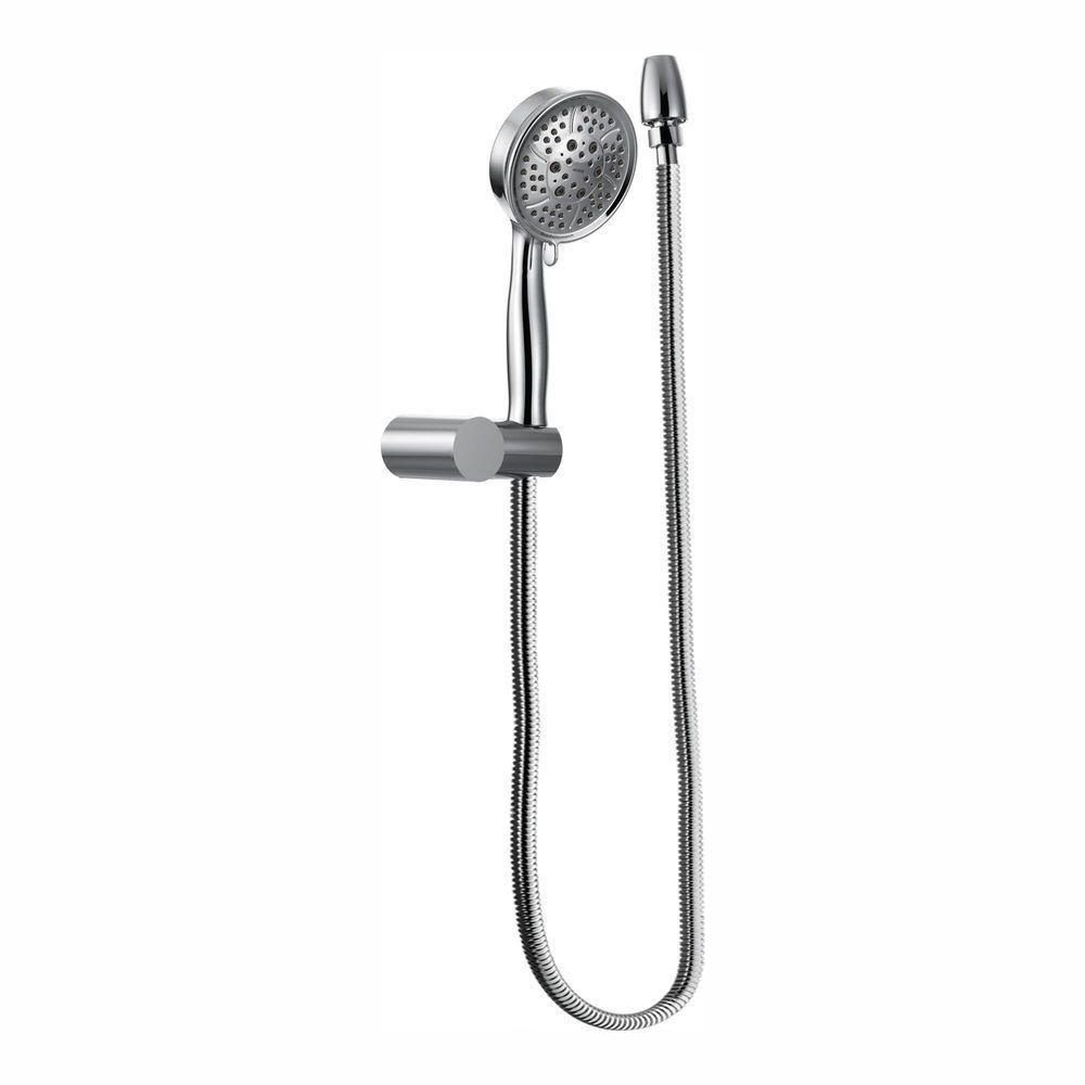 MOEN 4 Spray Eco Performance Handheld Handshower With Wall Bracket In   Chrome Moen Handheld Showerheads 3636ep 64 1000 