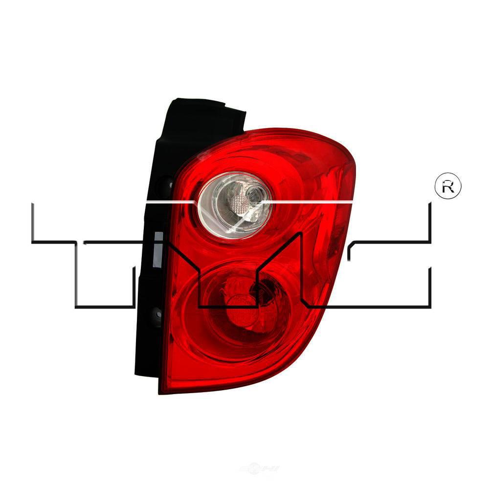 TYC Tail Light Assembly 20102012 Chevrolet Equinox116343001 The