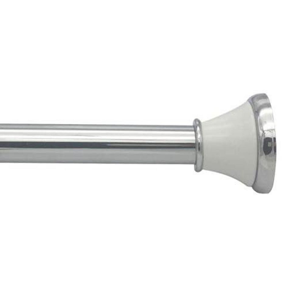 Por Bath Products Regal 72 In White Chrome Tension Shower Rod Bath Products Regal 72 In White Chrome