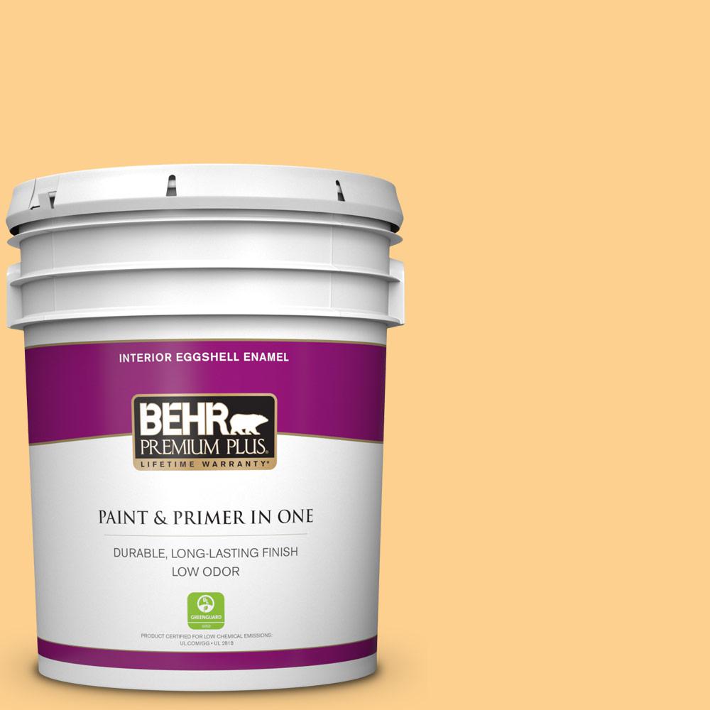 Behr Premium Plus 5 Gal 300b 4 Sunporch Eggshell Enamel Low Odor 300b 4 Sunporch Eggshell Enamel Low Odor Interior